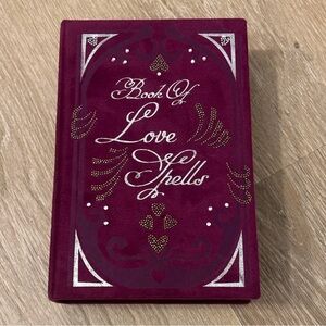 Book of Love Spells Jewelry / Trinket Box - Burgundy
